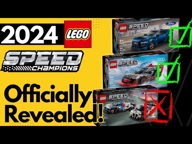 LEGO Speed Champions Summer 2024 Sets Update! (Lamborghini, Mercedes &  Aston Martin Sets) 