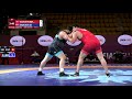 1/4 GR - 130 kg: A. YOUSOFIAHMAD (IRI) v. M. RAMONOV (KGZ)