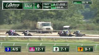 RACE 6 PROGRAM 9 17 2025