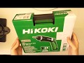 Распаковка Unboxing HITACHI HIKOKI DB3DL2 Аккумуляторный шуруповерт