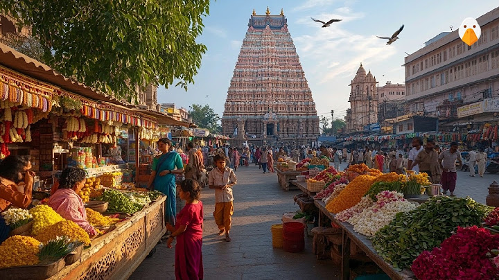 Tiruchirappalli(Trichy), India🇮🇳 India's Most Spectacular City of Temple (4K HDR)