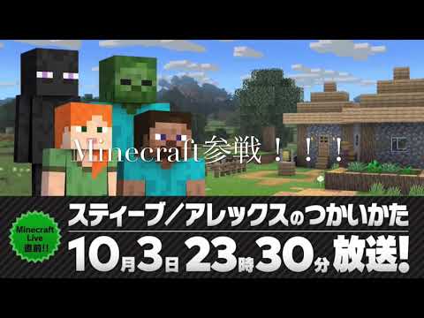 スティーブ/アレックス　ゾンビ、エンダーマン参戦おめでとう！！！🎉