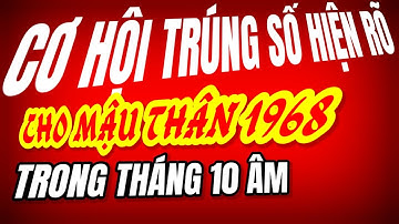 CƠ HỘI TRÚNG SỐ HIỆN RÕ! MẬU THÂN 1968. TỬ VI THÁNG 10 ÂM LỊCH ĐƯỢC PHÚC, GIÀU KHÉT TIẾNG