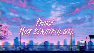 Prince - Most Beautiful Girl In The World. Lyric Video. 432hz