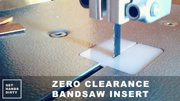 Zero Clearance Bandsaw Insert