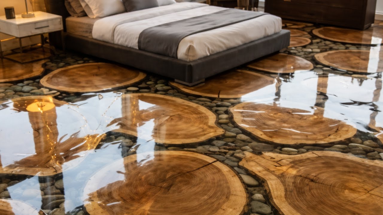 These Epoxy Pours with Moss, Stones & 3D Effects Look Unreal