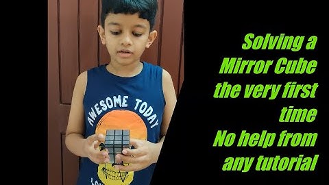 Solving a Mirror Cube for the very first time| No help from any tutorial|