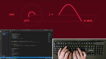 ASMR Programming - Create a Sine Graph with JavaScript - No Talking