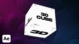 3D Cube Typography Animation in After Effects | Tutorial