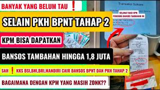 Banyak Yang Belum Tau❗SELAIN PKH BPNT TAHAP 2 BANSOS TAMBAHAN HINGGA 1,8 JUTA CAIR BAGI KPM/ KKS BRI