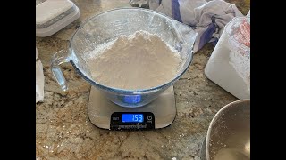 Digital Scale- using TARE Function to Measure Powdered Sugar- Pampered Chef Products I Own