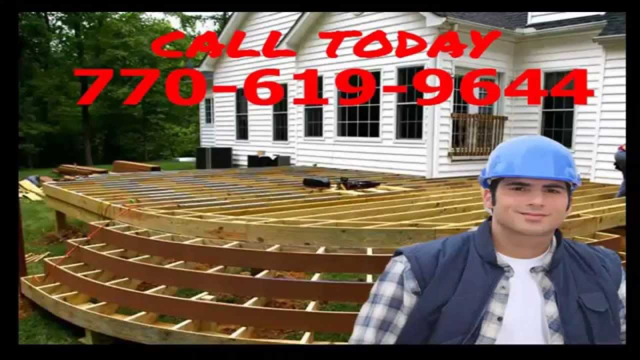 Deck or Porch Repair Atlanta 770-619-9644 Call Today! - YouTube