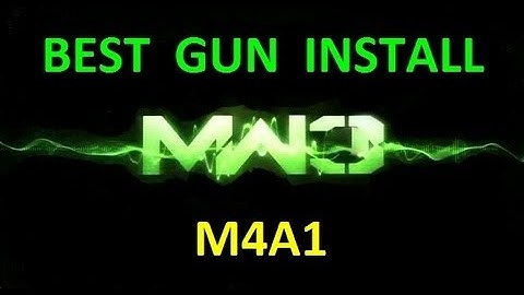 MW3-M4A1 "Best Gun Setups" (Call of Duty Modern Warfare 3 Best Class Setups Multiplayer Gameplay)