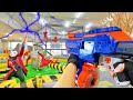 Nerf War | Amusement Park Battle 3 (Nerf First Person Shooter)
