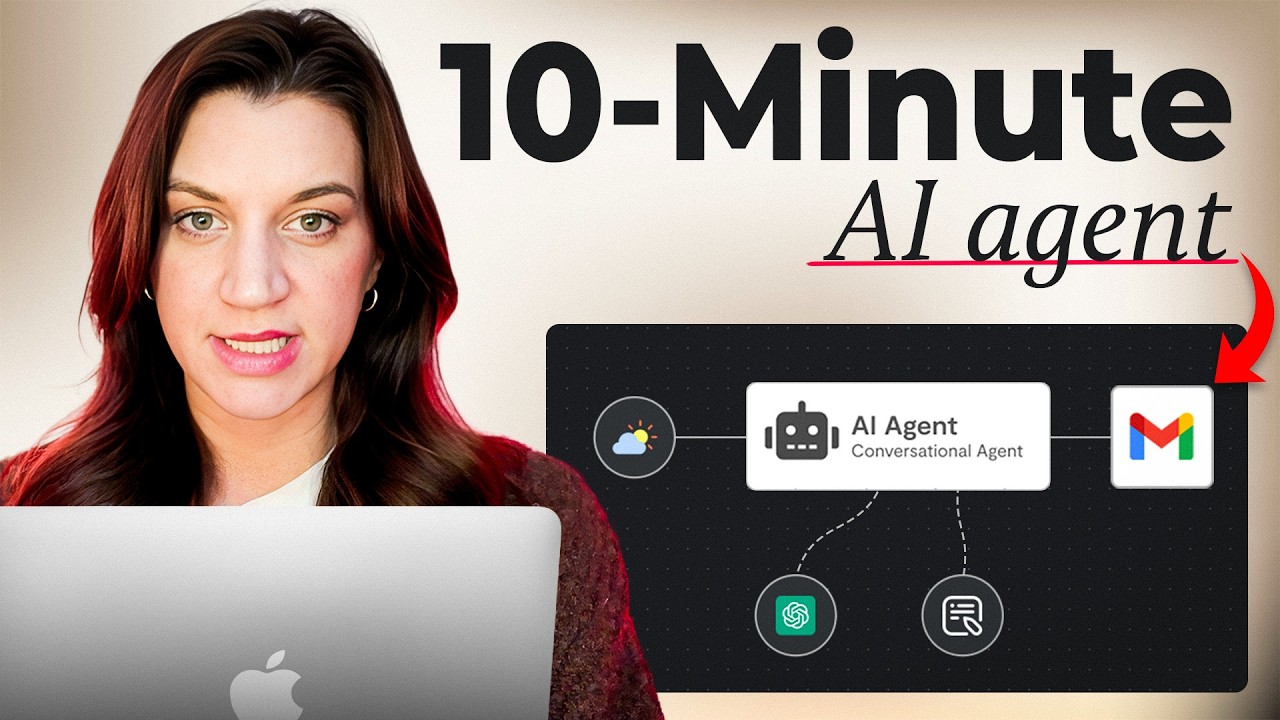How to Build an AI Agent in 10 MINUTES in n8n Without Coding (Full ...