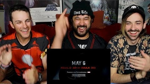Captain America: Civil War Official Trailer #2 REACTION & REVIEW!!!