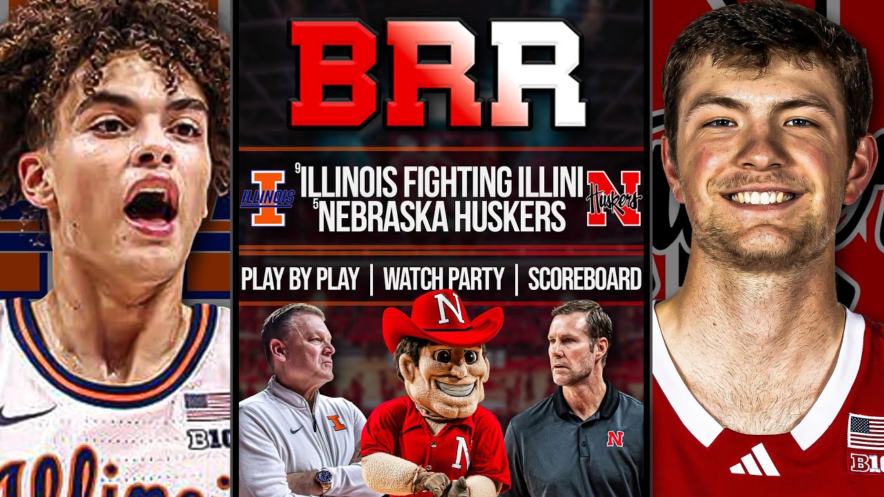 #9 Illinois Fighting Illini vs #5 Nebraska Cornhuskers | LIVE | Scoreboard | Play By Play | Postgame