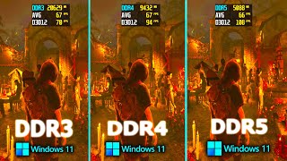 DDR5 vs DDR4 vs DDR3 Ram