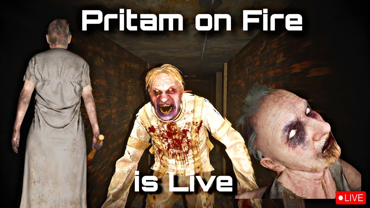Granny Live: New Christmas Update Gameplay! with Pritam on fire