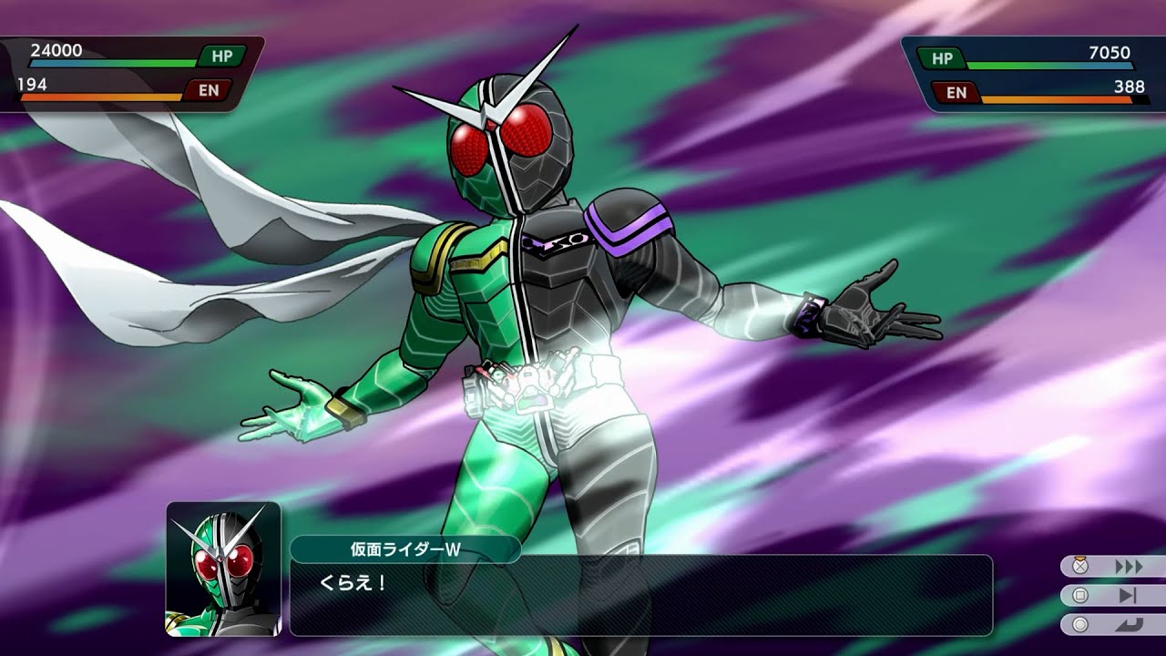 『スーパーロボット大戦Y DLC』仮面ライダーW 全武装 | SRWY DLC Kamen Rider W
