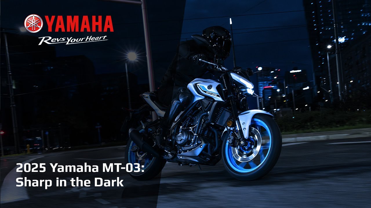 2025 Yamaha MT-03: Sharp in the Dark