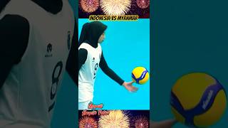INDONESIA VS MYANMAR |SEA GAMES THAILAND #megatron #volley #shortviral #volleyballworld