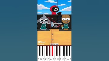Italian Brainrot — Complex Tic-Tac-Toe Squid Game #sprunki (@Ozzy_Blob) - Octave Piano Tutorial