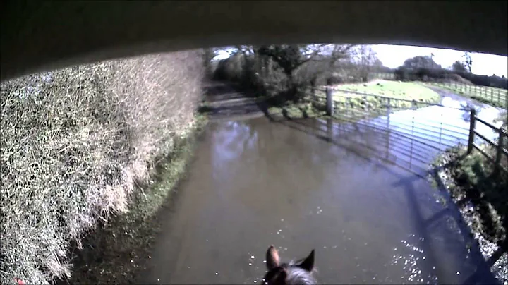 Patrick - unexpected water crossing on a sunny day