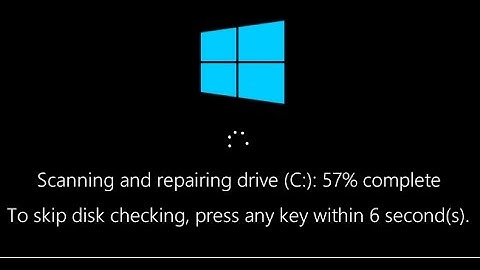 How to Disable Startup Check Disk Scan in Windows 10,8.1,7