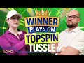 Winner plays on  topspin 2k25 tussle