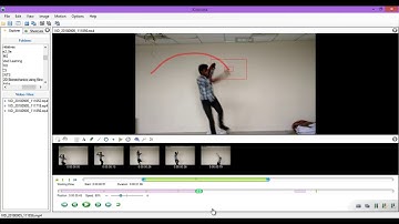 Sports Motion Analysis using Kinovea