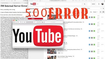youtube 500 Internal Server Error