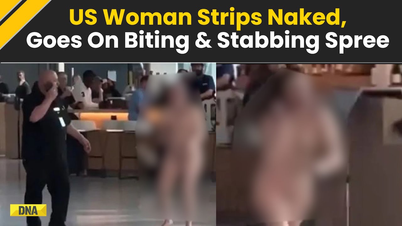 US News US Woman Strips Naked & Goes On Biting & Stabbing Rampage