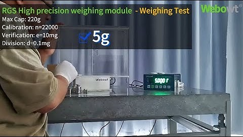 WEBOWT RGS High Precision Weighing Module - 220g, EMFR load cell