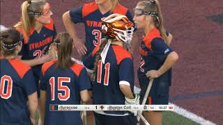 Syracuse vs Boston College Women's College Lacrosse 2022