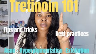 HOW TO GET THE BEST OUT OF TRETINOIN - BEST PRACTICES -LESS PURGING #skincare #tretinoin#explorepage
