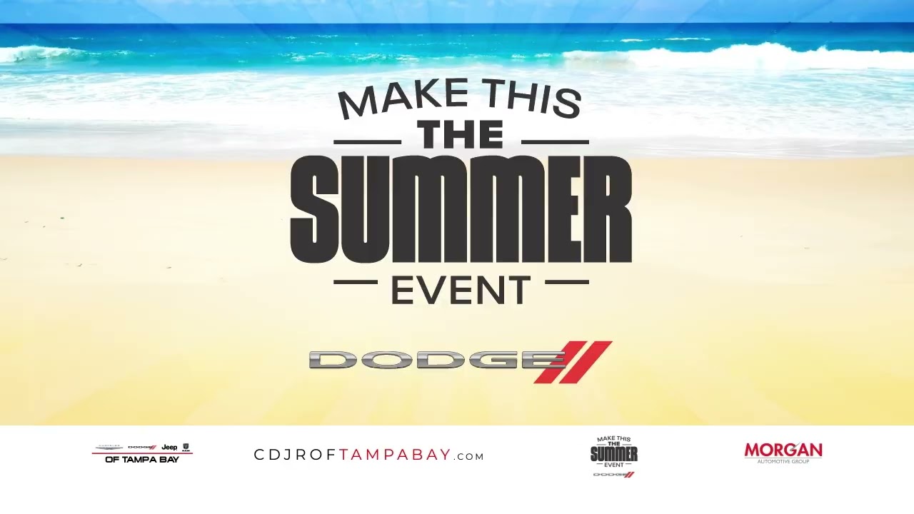 Make This the Summer You Drive a New Dodge from CDJR of Tampa Bay!
