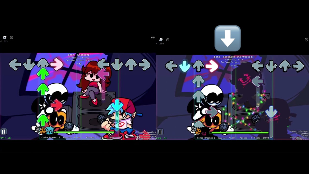 The corruption hard mode is like normal From the original (To Compare ...