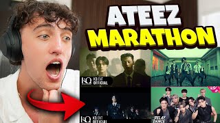 ATEEZ Marathon (Wonderland, Inception, The Real, Bouncy Performance) | REACTION !!!