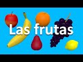 Las frutas en espanol para niños. Aprender las frutas Dibujos animados educativos Fruits in Spanish