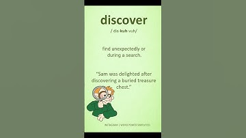 Word of the day | english meaning of discover