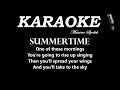 Summertime, Karaoke Slow Jazz Ballad, George Gershwin