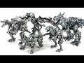 Transformers Movie Dinobots Grimlock Repaint Slug Slash Strafe Scorn Dinosaur Robot Toys