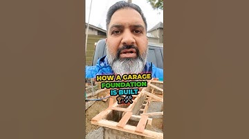 How a Garage Foundation is Built 🏗️🛠️