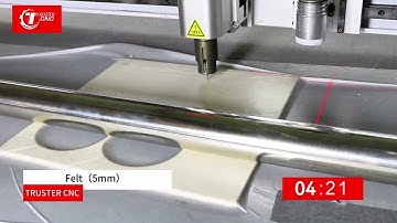 5MM Felt cutting machine oscillating knife cutting machine