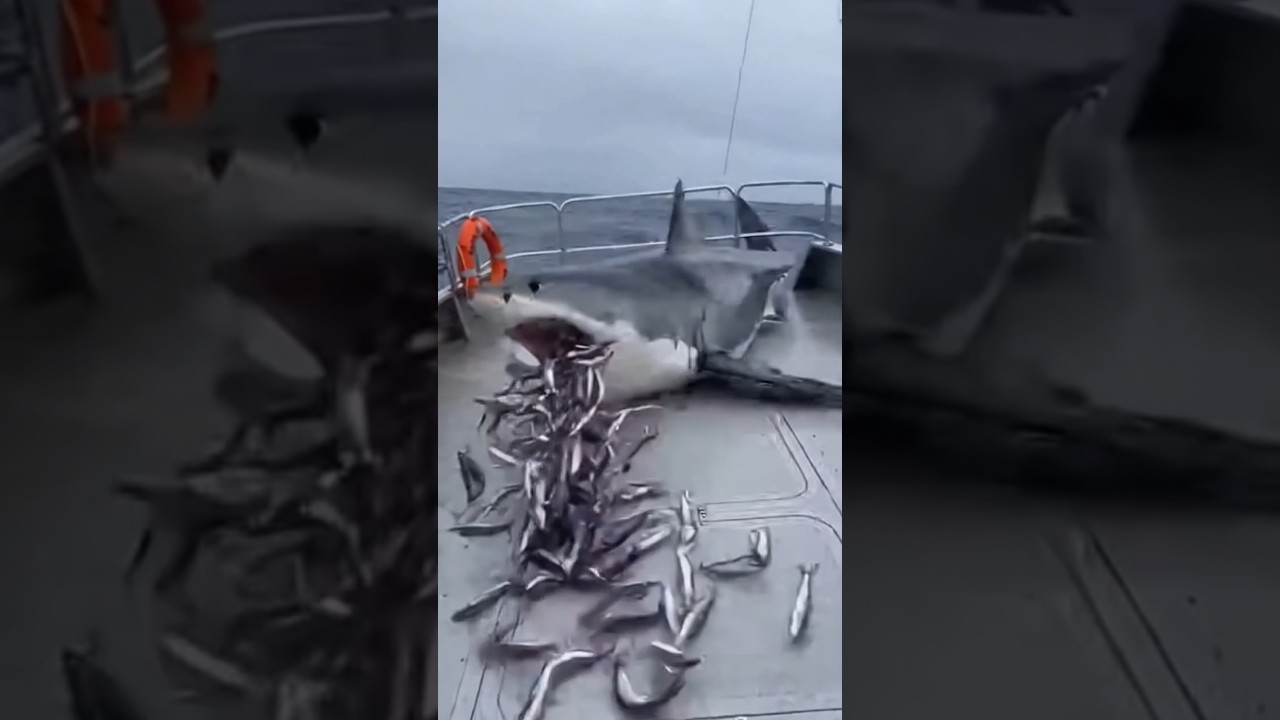 When the ocean brings dinner… straight onto your deck.