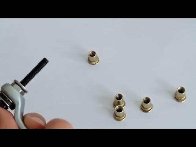 ▻Astuce] Voici comment poser des inserts filetés et rivets sans effort -  Alternative au fluoperçage 