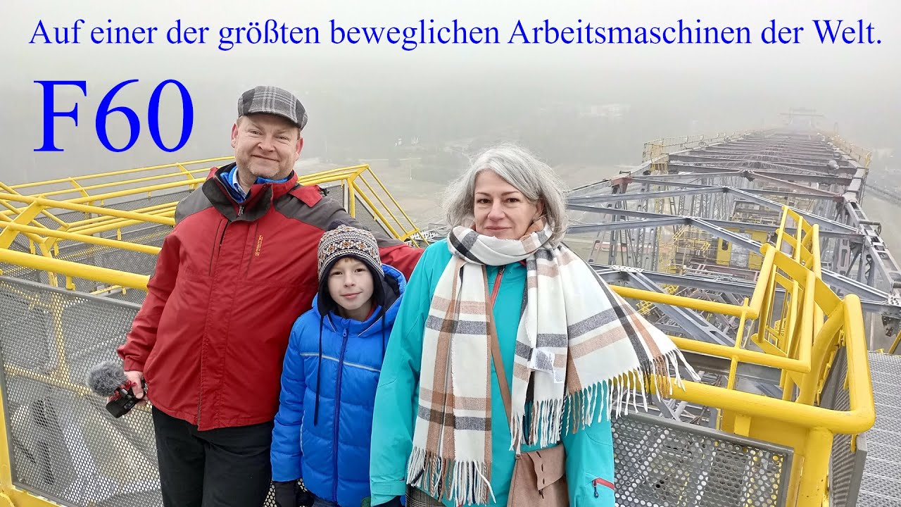 Förderbrücke F60 - auf einer der größten beweglichen Arbeitsmaschinen der Welt