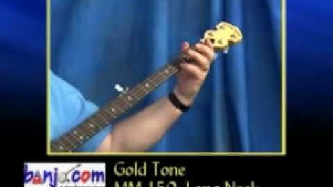 Banjo.com video: demo of a new Gold Tone MM 150 5-String Banjo