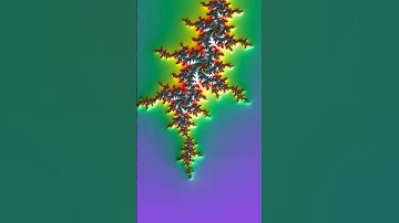 Infinite Zoom into the Beautiful Fractal ✨🌀 #Fractal #Mandelbrot #Zoom
